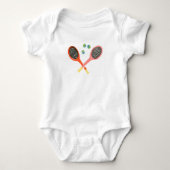 tennis time baby romper (Voorkant)
