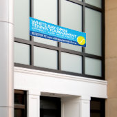 Tennis toernooi bal eenvoudige grafische gebeurten spandoek (Buitenkant Gebouw)