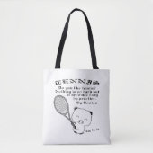Tennis Tote Bag (Voorkant)