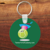 Tennis Tots Academy_Bouncee_personalized_on green Sleutelhanger (Voorkant)