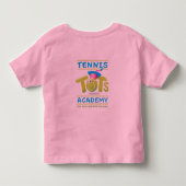 Tennis Tots Academy_front & back_personalized Kinder Shirts (Achterkant)