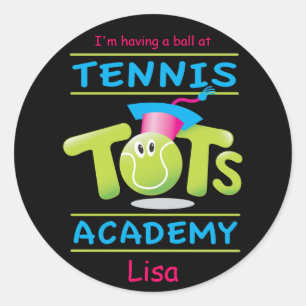 Tennis Tots Academy_Ik heb een bal Ronde Sticker