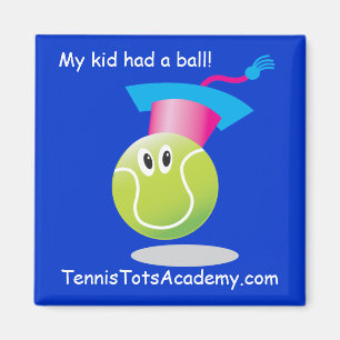 Tennis Tots Academy_My kind had een bal Magneet