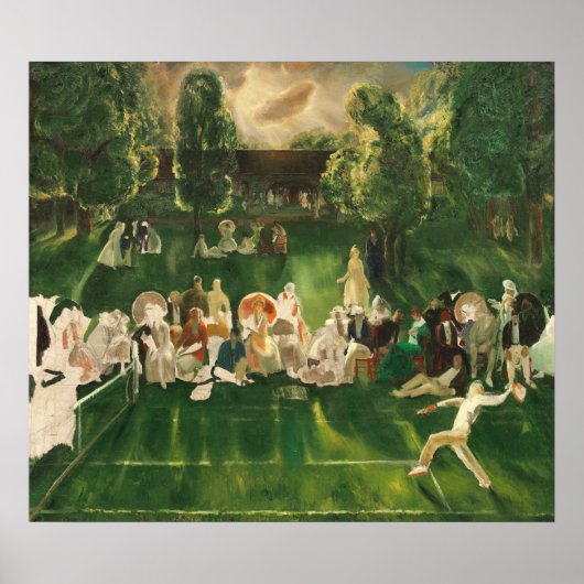 Tennis Tournament - George Bellows Fine Art Poster (Voorkant)
