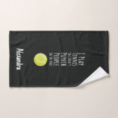 Tennis Towels Personalized Funny Player Gifts Handdoek (Handdoek)