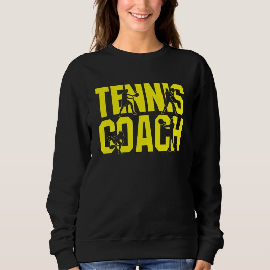 Tennis Trainer Repeat After Me Yes Coach Trui (Voorkant)