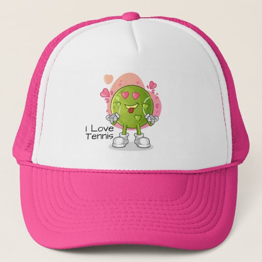 Tennis Trucker Hat Pet (Voorkant)