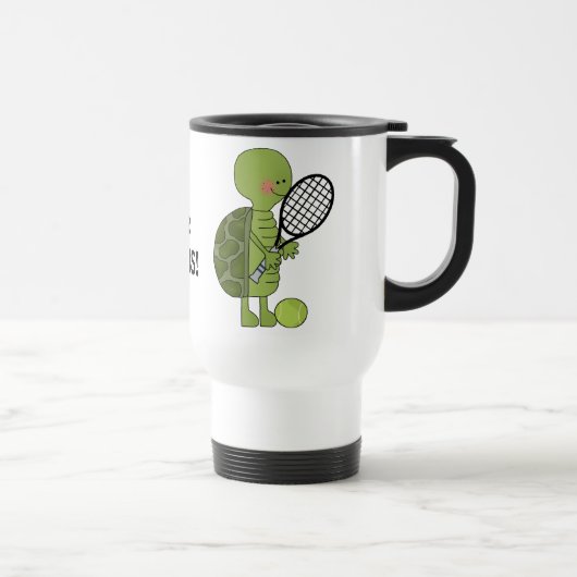 Tennis Turtle Travel mug Reisbeker (Rechts)