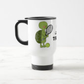 Tennis Turtle Travel mug Reisbeker (Links)