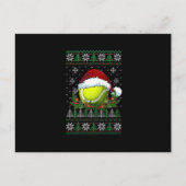 Tennis Ugly Kerstkerstkerstkerstkerstkerstkerstker Aankondigingskaart (Voorkant)