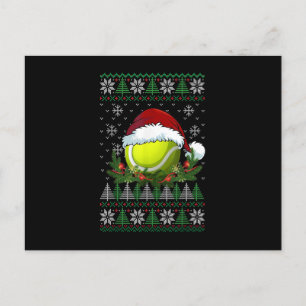 Tennis Ugly Kerstkerstkerstkerstkerstkerstkerstker Aankondigingskaart