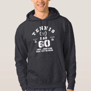 Tennis Vader Grappige Sport Opgericht 1960 Hoodie