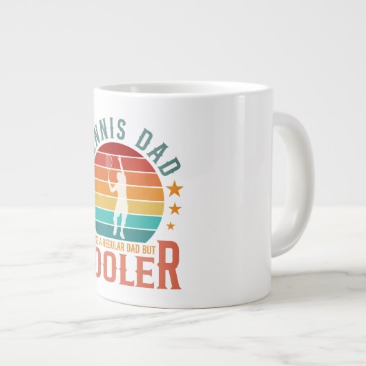 Tennis Vader Koeler Grote Koffiekop (Voorkant rechts)