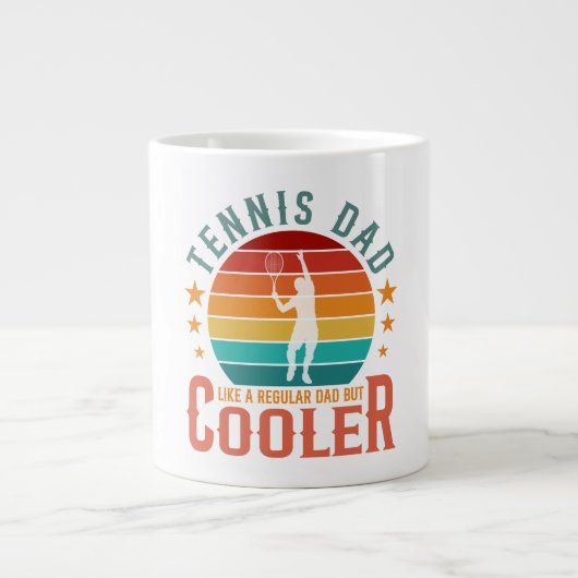 Tennis Vader Koeler Grote Koffiekop (Voorkant)