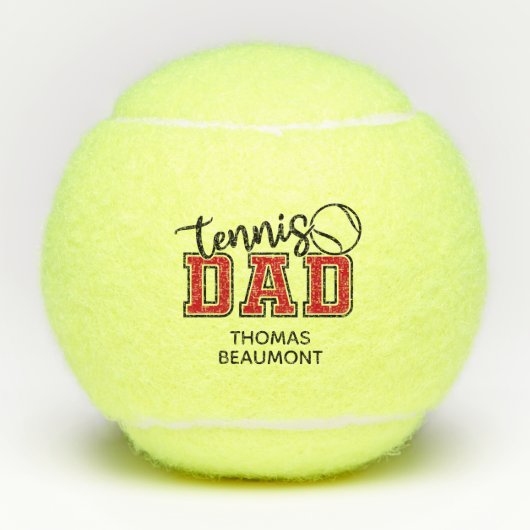 Tennis Vader Tennisballen (Voorkant)