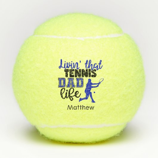 Tennis Vader Tennisballen (Voorkant)