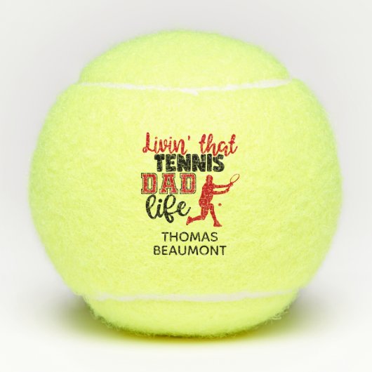 Tennis Vader Tennisballen (Voorkant)