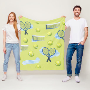Tennis Vaderdag voor papa Fleece Deken