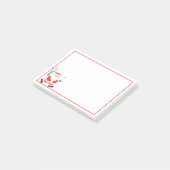 Tennis Vakantie Cadeau Notities Post-it® Notes (Schuin)