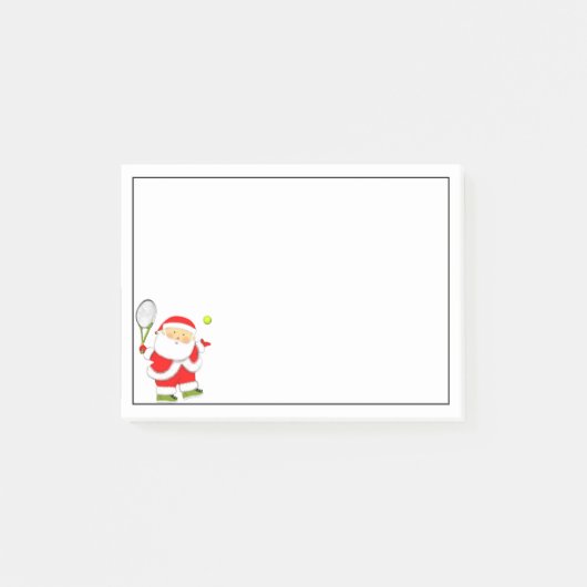 Tennis Vakantie Cadeau Notities Post-it® Notes (Voorkant)
