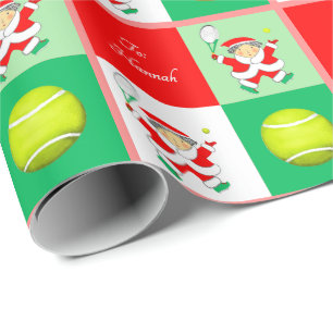 Tennis Vakantie Cadeauverpakkingspapier Cadeaupapier