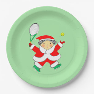 Tennis Vakantie Feest Papieren Bordje
