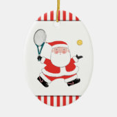 Tennis Vakantie Gift Keramisch Ornament (Voorkant)