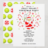 Tennis Vakantie Uitnodiging (Voorkant / Achterkant)