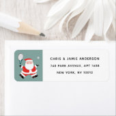 Tennis-vakantieetiketten met retouradres etiket (Insitu)