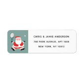 Tennis-vakantieetiketten met retouradres etiket (Voorkant)