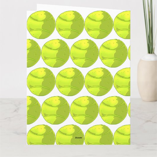 TENNIS Valentijnsdag voor speler met liefde     Kaart (Achterkant)