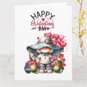 TENNIS-Valentijnsdag voor speler met liefde Kaart (Gele Bloem)