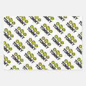 Tennis van aangepast kind Verpakking van papier Inpakpapier Vel (Voorkant)