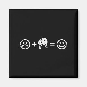 Tennis van de lijst maakt de gelukkige vlotte vlot magneet