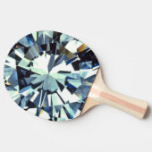 Tennis van tabel met Tiffany Ping Pong Paddle Tafeltennisbatje (Zijkant)