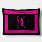 Tennis Verjaardag Gift, Tennisspeler Meisje, Etui (Achterkant)