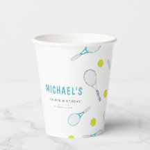 Tennis Verjaardag papier Cup