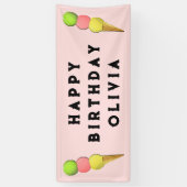 Tennis Verjaardagsbanner Spandoek (Verticaal)