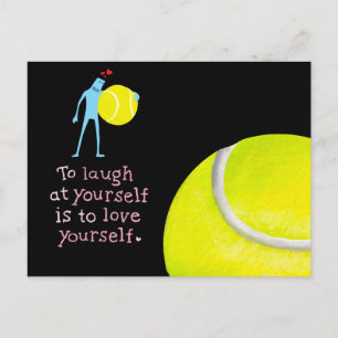 Tennis verjaardagskaart groet op Valentijnsdag Briefkaart