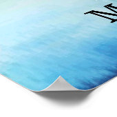 Tennis verjaardagsthema voor Siamese kattenliefheb Poster (Hoek)