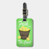 Tennis vers van de rechtbank bagagelabel (Voorkant verticaal)