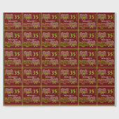 Tennis verslaafde naam leeftijd verjaardag cadeaupapier (Vlak)