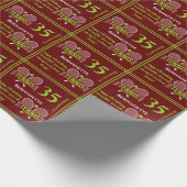 Tennis verslaafde naam leeftijd verjaardag cadeaupapier (Hoek)