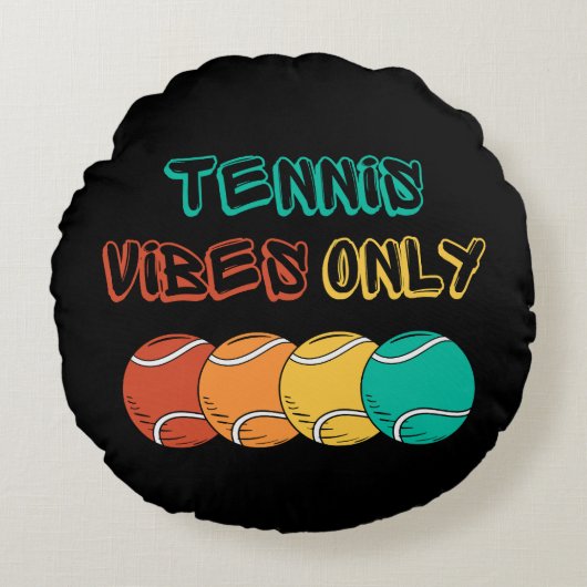 Tennis vibes alleen kussen ontwerp (Voorkant)