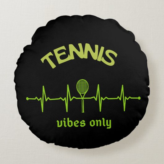 Tennis vibes alleen kussen ontwerp (Voorkant)