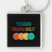 Tennis vibes alleen sleutelhanger ontwerp (Voorkant)