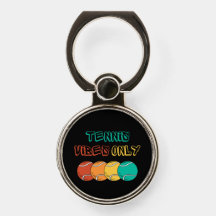 Tennis vibes alleen telefoon grip ontwerp