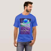 Tennis Vibes design Mannen tennis t-shirt (Voorkant volledig)
