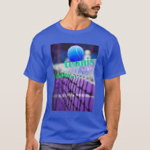 Tennis Vibes design Mannen tennis t-shirt