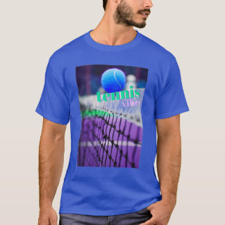 Tennis Vibes design Mannen tennis t-shirt